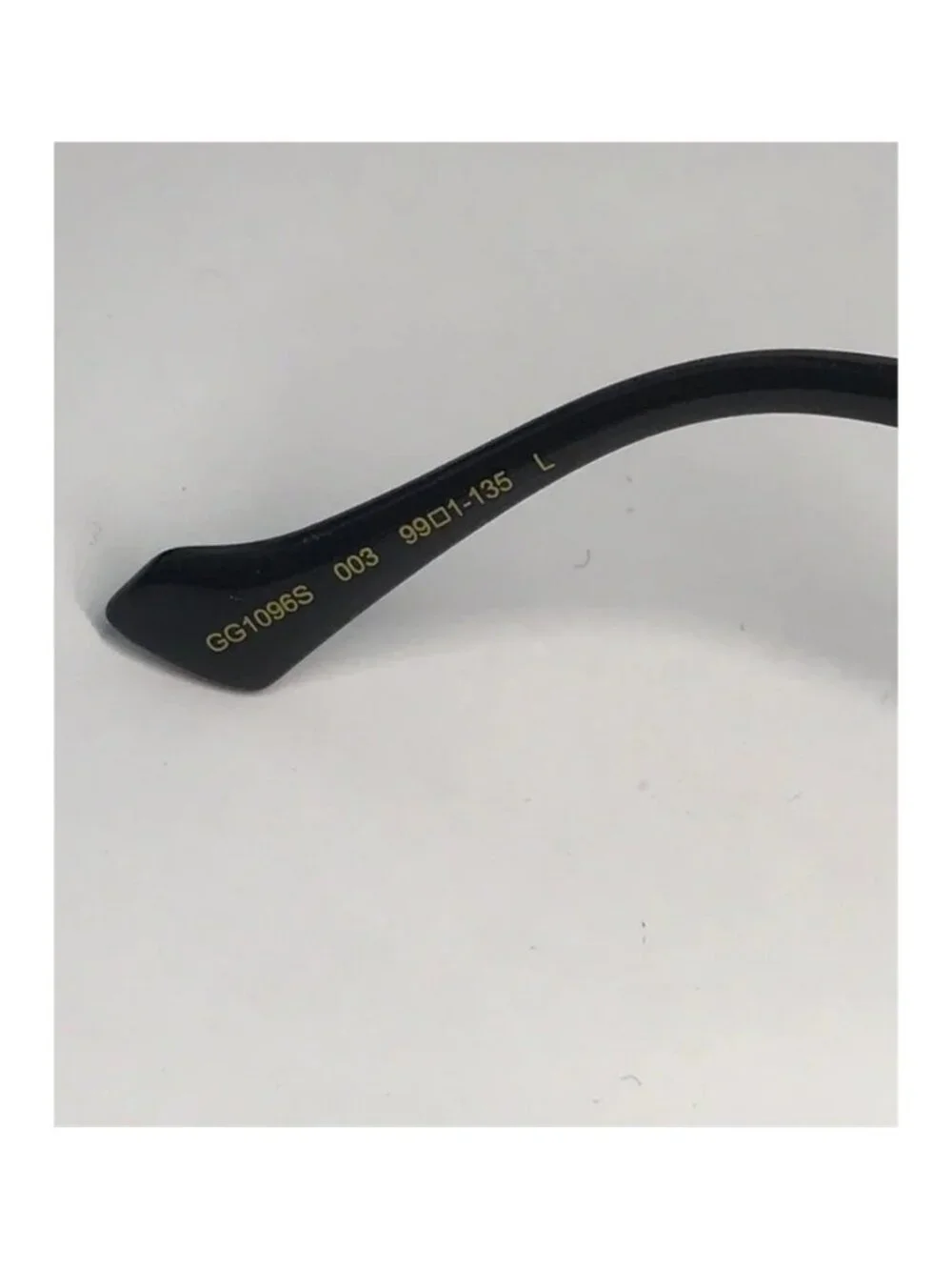 New Authentic GG1096S 003 Sunglasses by Gucci™ Shield, Material: Metal, Rimless.